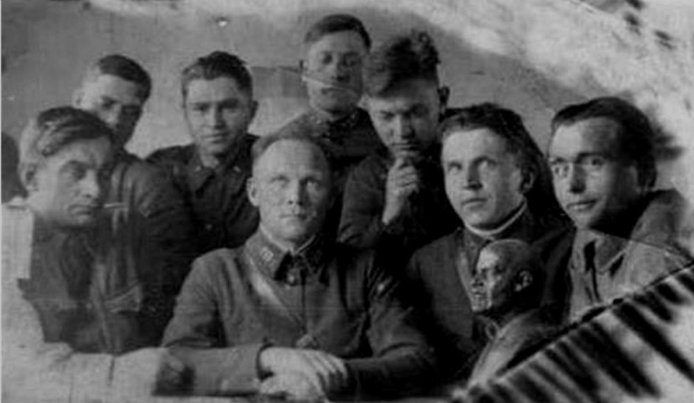 Штаб Россонской партизанской бригады имени И.В.Сталина